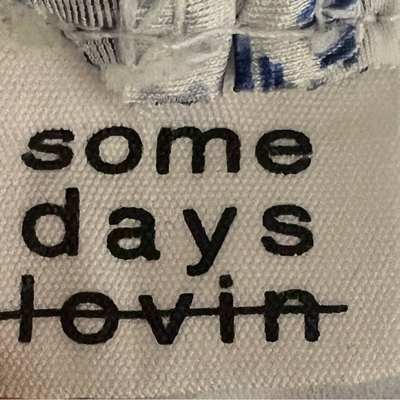 Somedays Lovin Sapphire Pools One Piece Swimsuit Small Deep V Ruffles - Picture 13 of 16